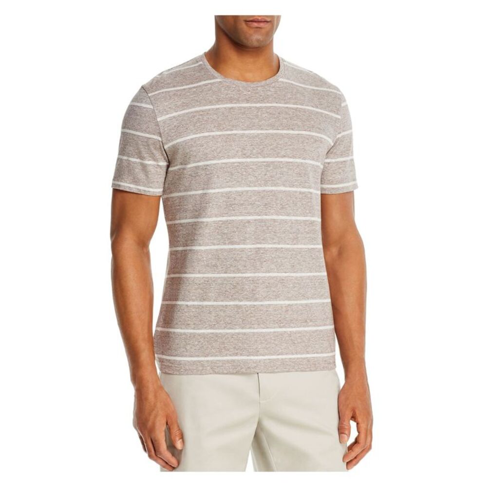 DYLAN GRAY Mens Gray Striped Casual Shirt S